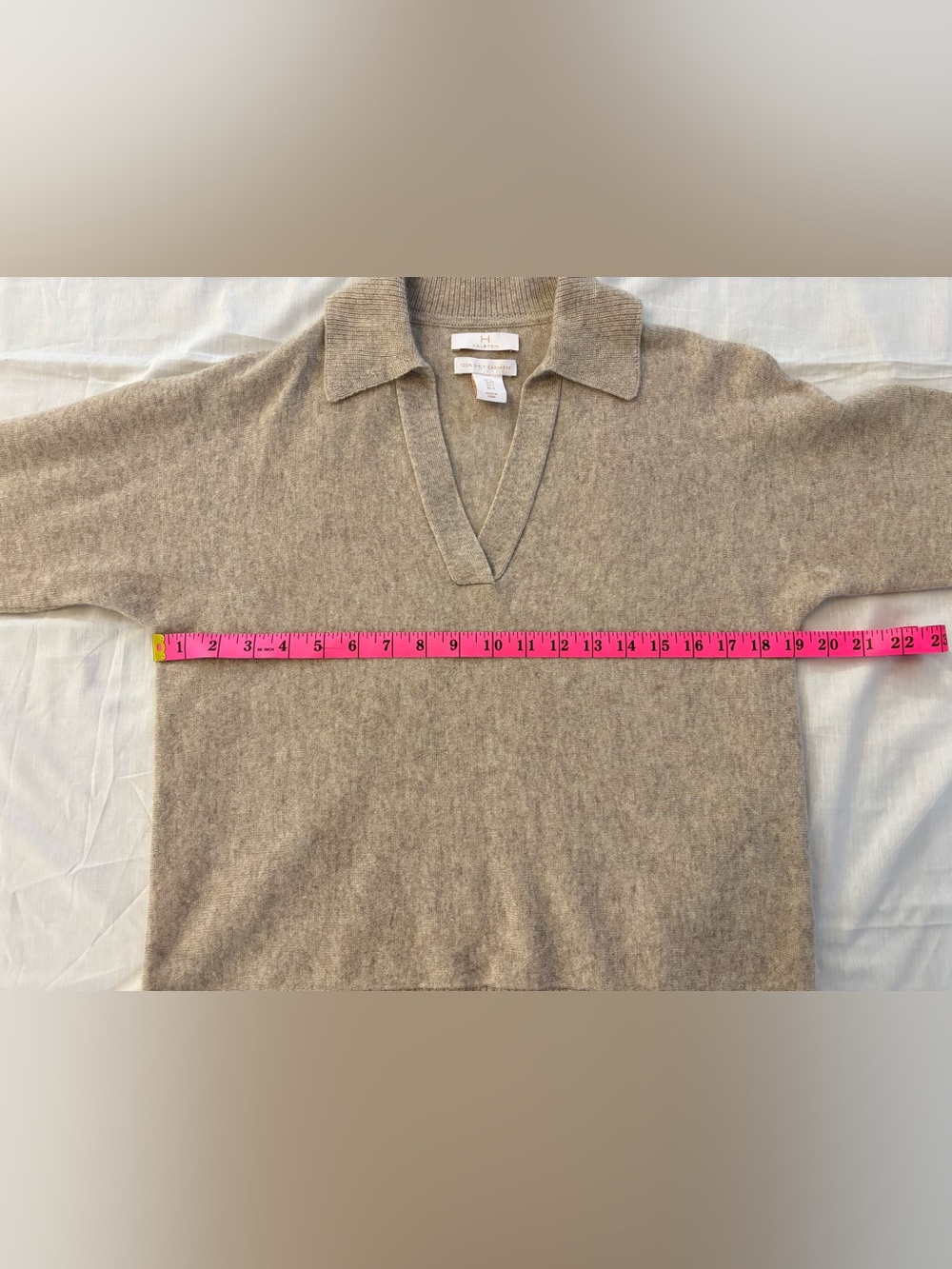 Halston 100% 2-ply cashmere sweater - Picture 6 of 6